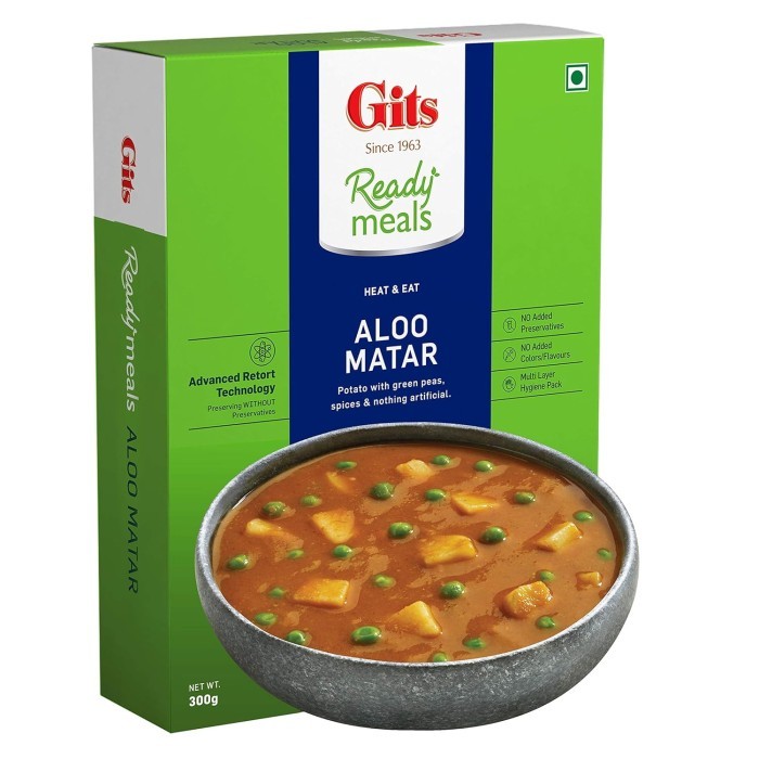 

*#*#*#] Makanan India Gits Ready Meal Aloo Matar 300 g