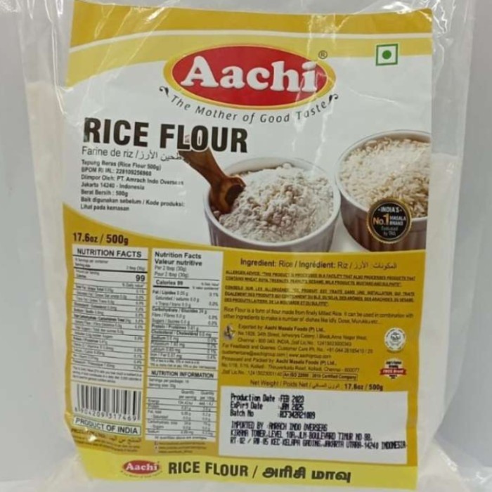 

] RICE FLOUR AACHI 500G / Tepung Beras
