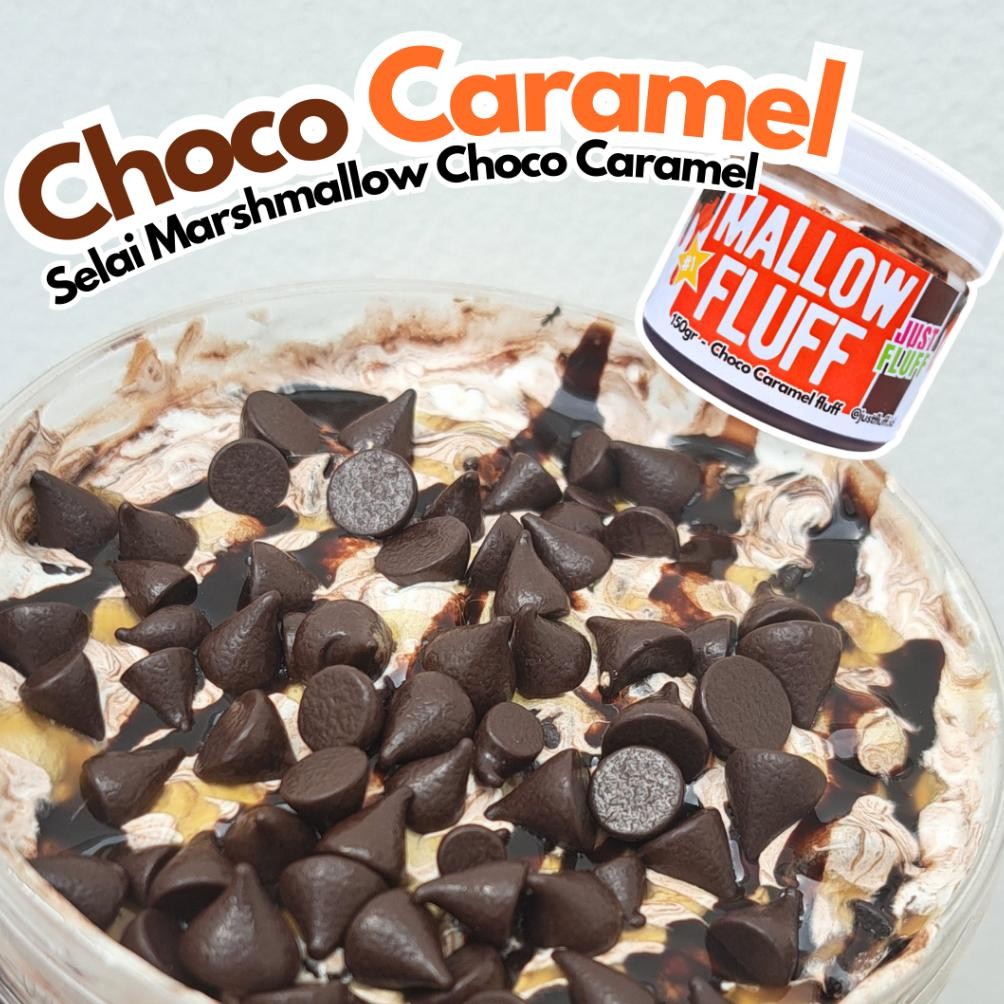 

Selai Marshmallow Fluff Choco Caramel 150g JustFluff