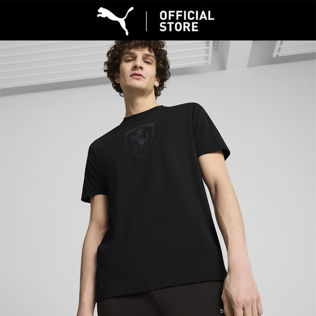 PUMA Kaos Pria Scuderia Ferrari Race Tonal Shield