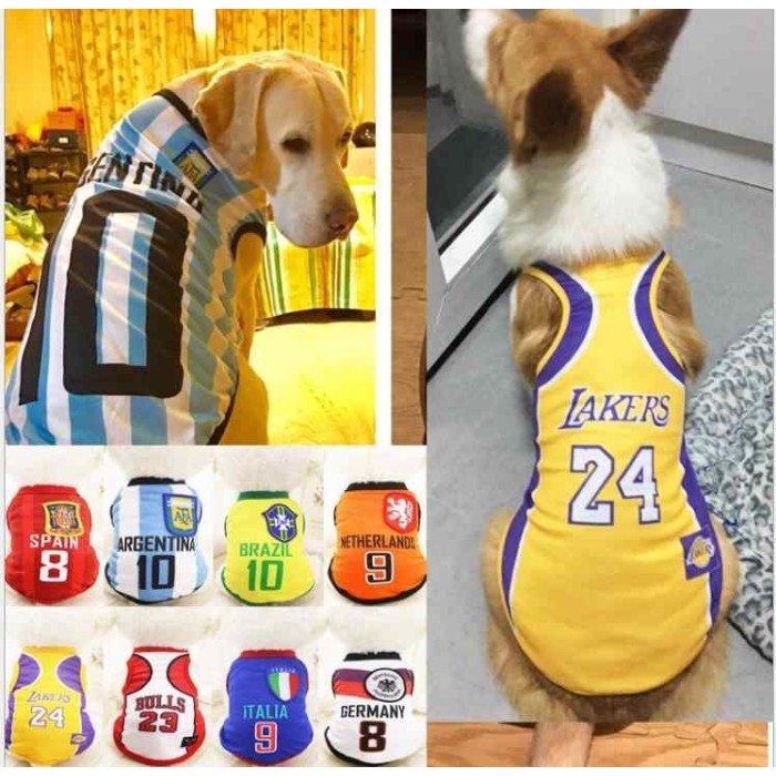 Baju Bola Anjing / Kaos Anjing / Jersey Anjing Kecil & Kucing