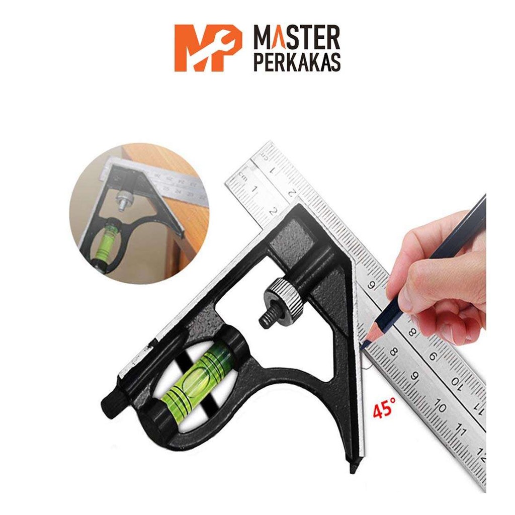 

Penggaris Siku L MP / Waterpass Kombinasi Square Ruler