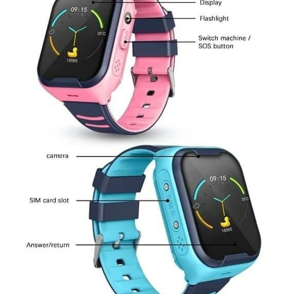 Jam Tangan Anak 4G Video Call Kids Smartwatch Wifi Gps Waterproof