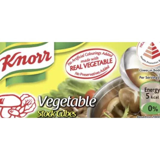 

Knorr Sto Cubes 60 Gram | Bumbu Kaldu Chien Beef Tom Yum Vegetable