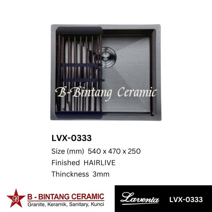 Lavenia Kitchen Sink Minimalist Lvx- 0333 ( Undermount Sink )