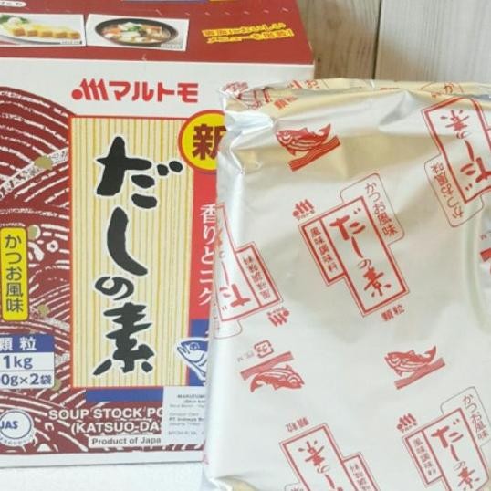 

Marutomo Hondashi - Bubuk Kaldu Ikan Dashi 500 Gram