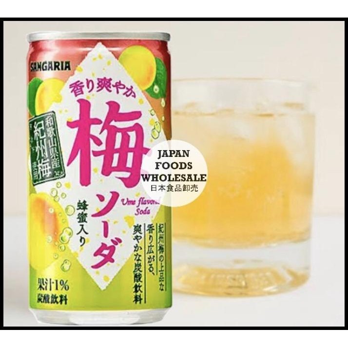 

Sangaria Ume Soda 190Ml /Minuman Jepang /Soft Drink Jepang