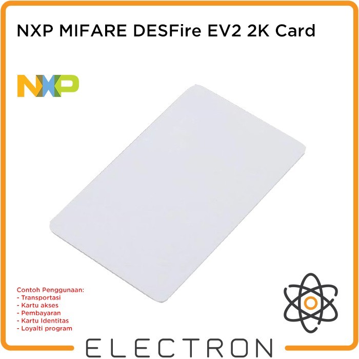 

NXP MIFARE DESFire EV2 2k Card RFID NFC Tag 13.56MHz 2kB MF3D22 7Byte
