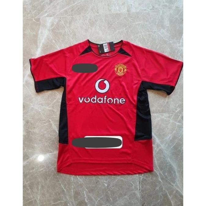 JERSEY BOLA RETRO MANCHESTER UNITED MU HOME 2002