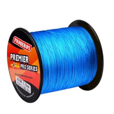 Benang Tali Senar Pancing PE Braided Biru 0.33mm 300 Meter