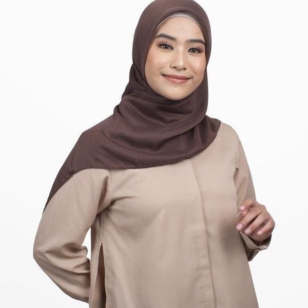 Zoya Feriha Plain Scarf Polos - Kerudung Jilbab Hijab Segi Empat Polos