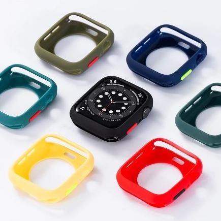 ( PROMOO) Soft Case Bumper Pelindung T55 Ultra Silikon iWatch 9 8 7 6 SE Apple Watch Smartwatch T500