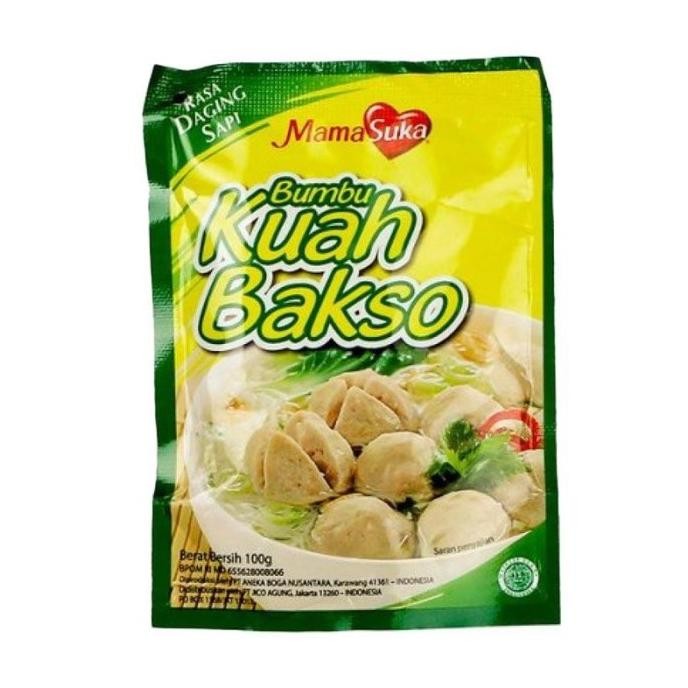

- MamaSuka Kuah Bakso Bumbu Masak Instan 100 gr - TA
