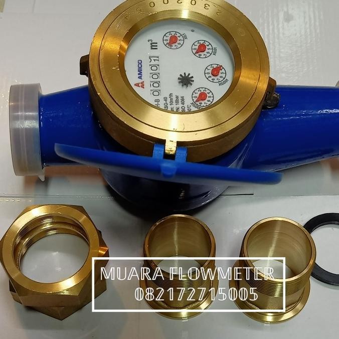 Flow Meter Amico 1.5" Dn 40 - Meteran Air Amico 1 1/2 Inch