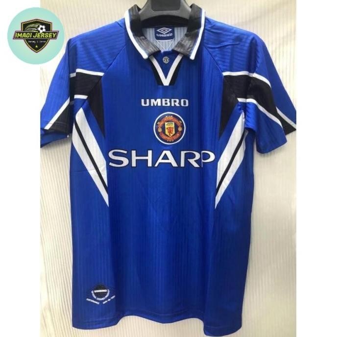 JERSEY BOLA RETRO MU MANCHESTER UNITED 3RD THIRD COBRA AAA IMPORT 1996