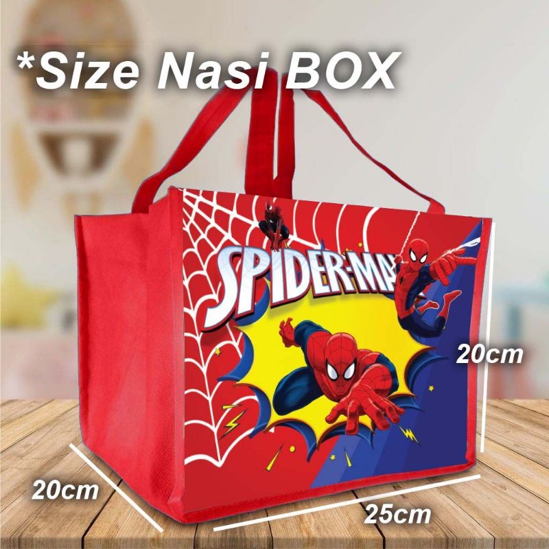 

TAS GOODIE BAG GAMBAR SPIDERMAN TAS GOODIE BAG SERBA GUNA TAS TASYAKURAN TAS ULANG TAHUN ANAK(ULTAH) TAS KADO SUNATAN AQIQAH TAS BELANJA TAS TEMPAT MAKAN ANAK TAS SERBA GUNA