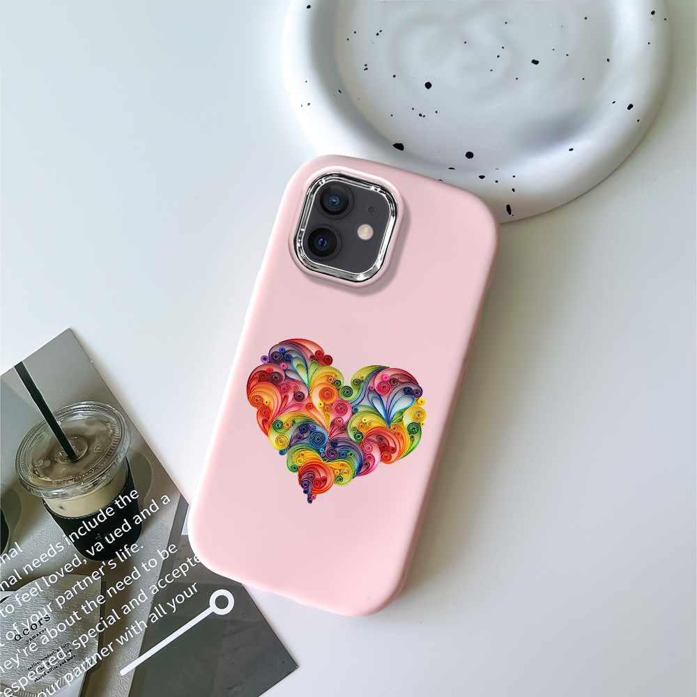 Hati Soft Case untuk iPhone 11 pro max 13 6 6s plus 7 8 X XR XS h3o1075