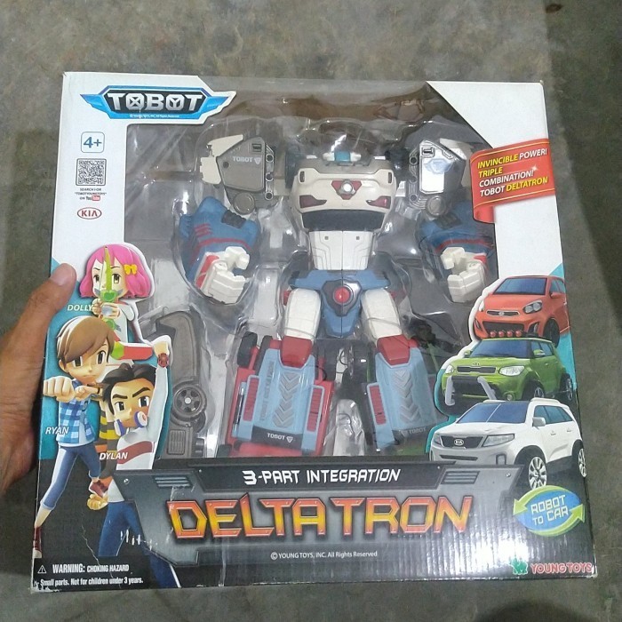 Licy Mainan Robot Tobot Deltatron Besar Original Young Toys