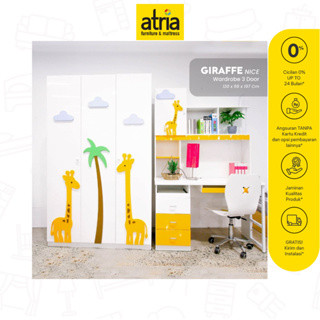 Atria Paket Meja Belajar Dan Lemari Giraffe