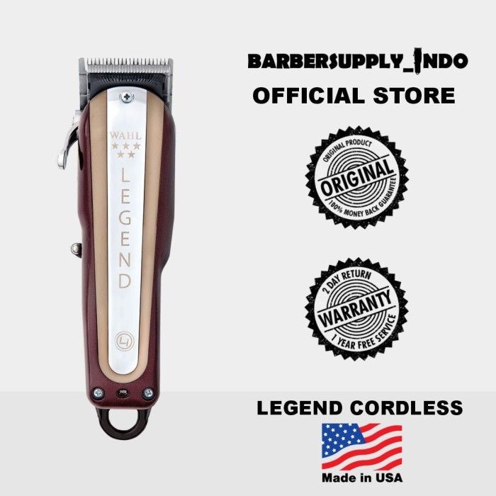 Wahl Legend Cordless Mesin Cukur Alat Cukur Rambut Original