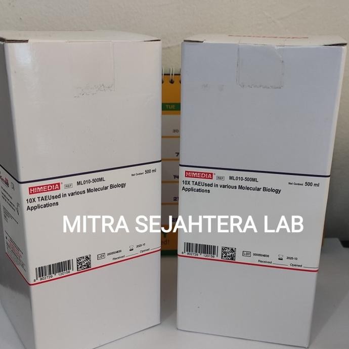 Tris Acetate EDTA / TAE Buffer 10x MB Grade Himedia 500mL ML010