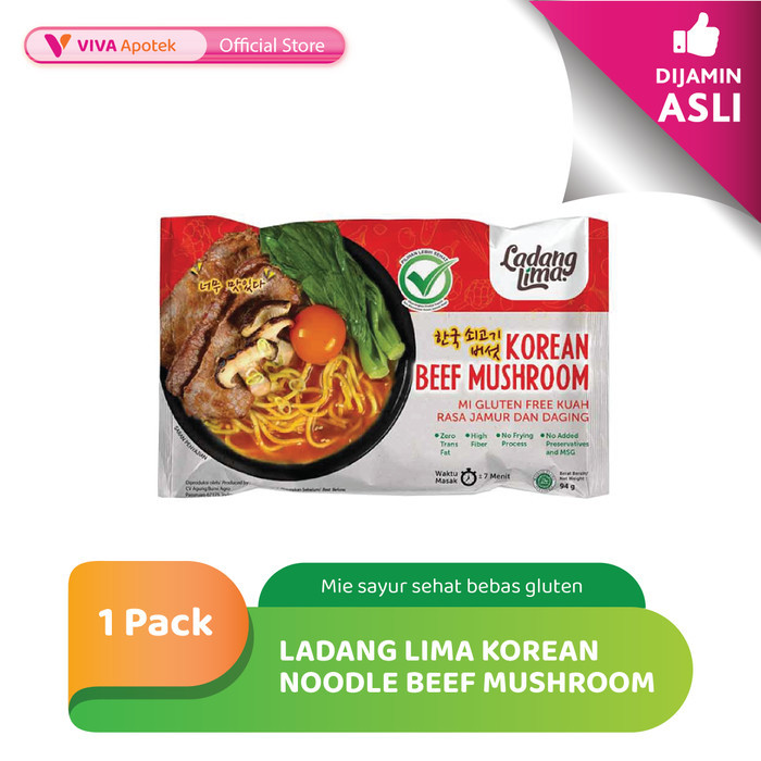 

Ladang Lima Korean Noodle Beef Mushroom (1 Pack)