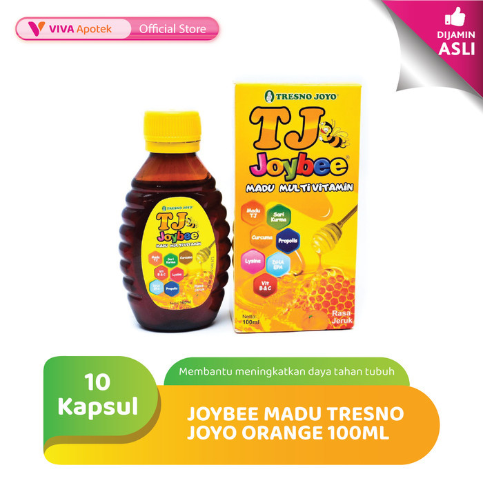 

Joybee Madu Tresno Joyo Orange Meningkatkan Nafsu Makan (100 ml)
