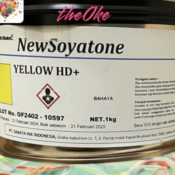 

Tinta Cetak Sakata Inx - New Soyatone Yellow Hd+
