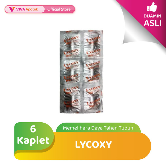 Lycoxy Antioksidan untuk Memeliharan Kesehatan (6 Kaplet)