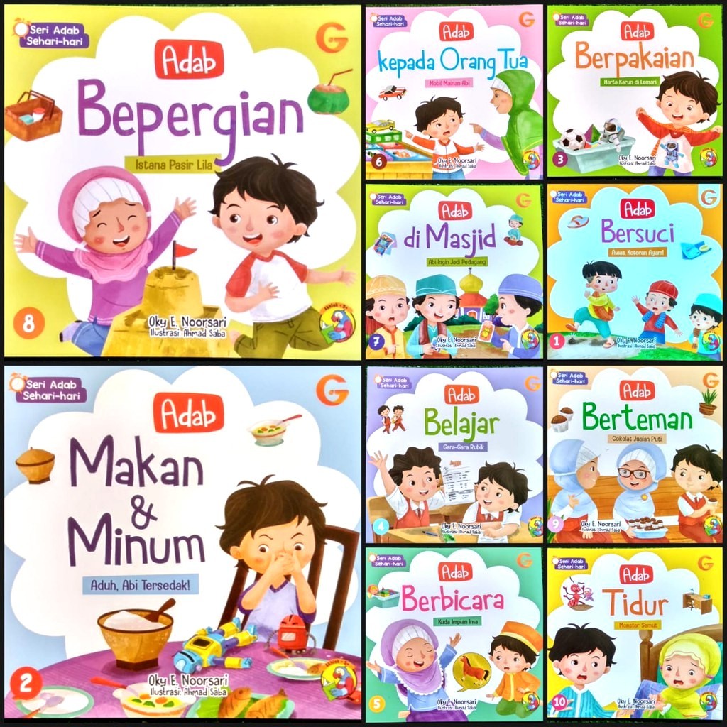 Buku Anak Seri ADAB SEHARI-HARI
