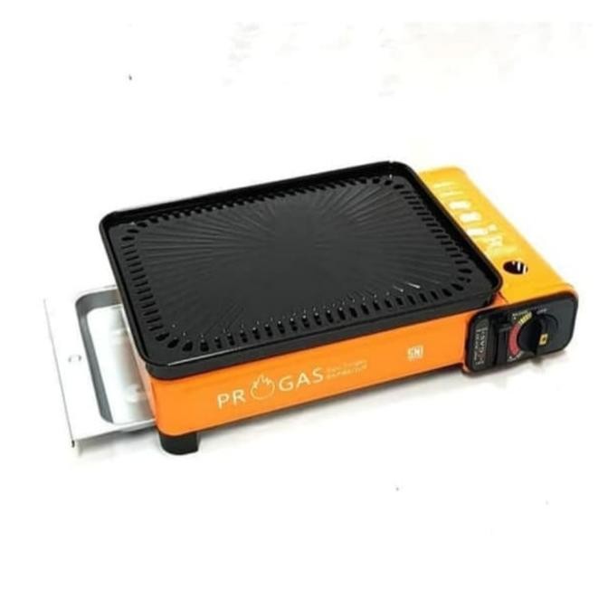Kompor Gas Portable BBQ 2 in 1 Progas /Kompor Panggang Portable PROGAS