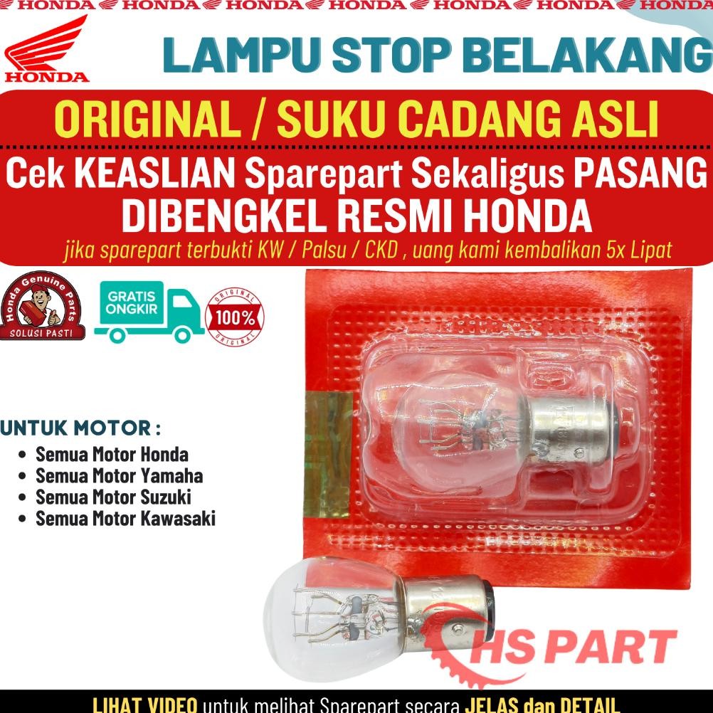 Bohlam Lampu Stop Belakang Beat Scoopy Spacy Karbu Karbu Fi Esp New Beat Street Beat POP Vario 110 1