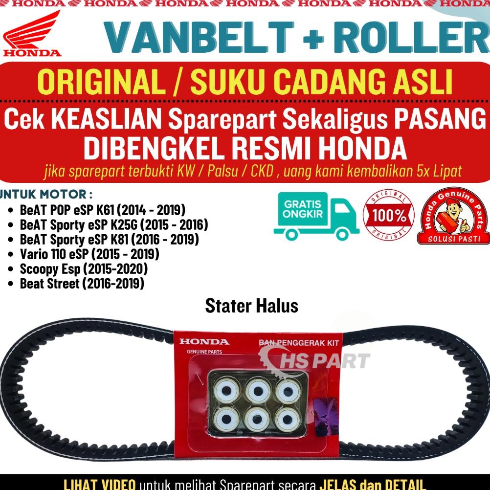 V belt Vanbelt Beat Fi Beat POP Beat Esp Beat Street Scoopy Esp Vario 110 Fi Original Honda , Vanbel