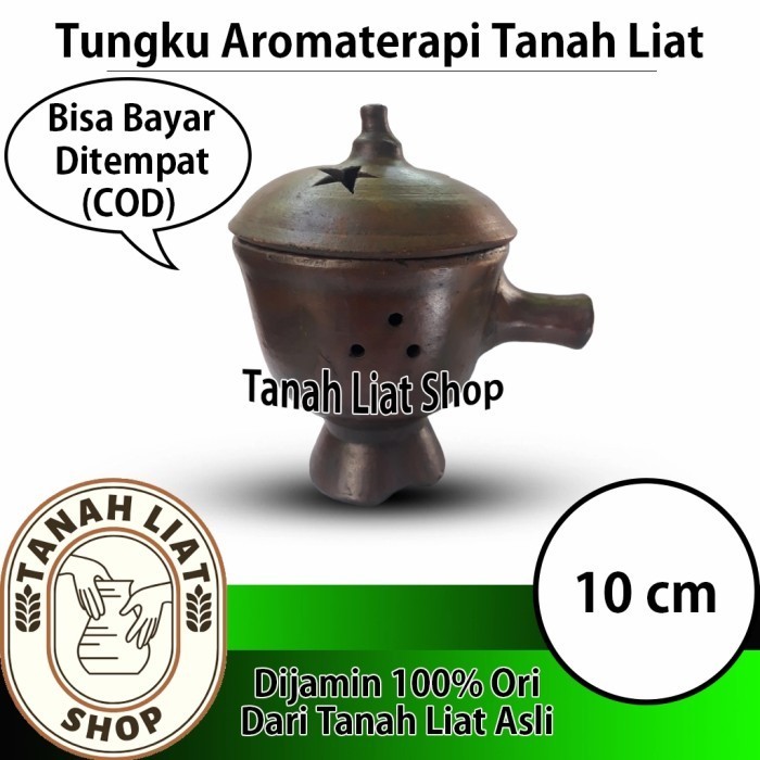 Han Tungku Ratus Bakar/Tempat Aromaterapi/Anglo Menyan Bintang Tanah Liat