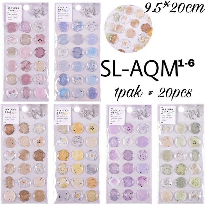 

Best Item! Sticker Sealing Dear Amplop Seal Colorful Korea Stiker 3d Timbul Murah