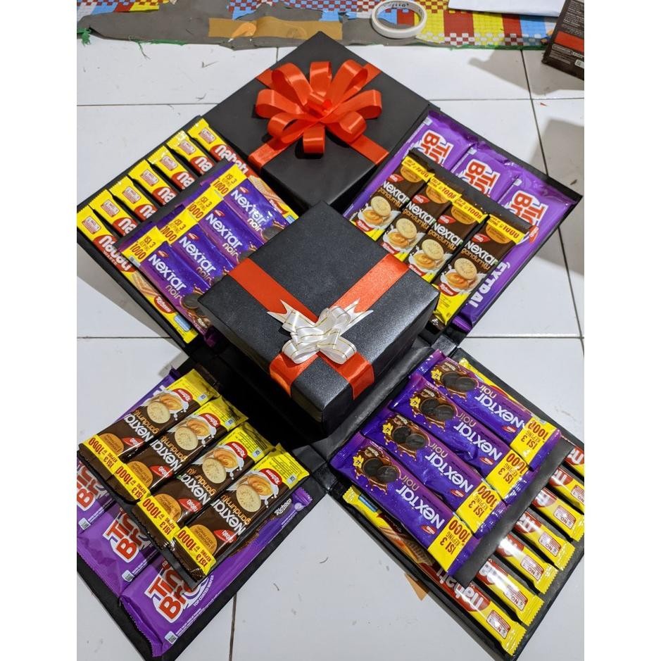 

TT60 Ekplosion box snack / surprise box / snack tarik foto costume gratis pasang foto Premium