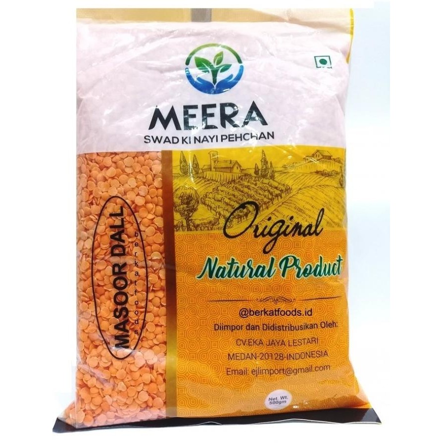 

```````] MASOOR DALL SPLIT 500g MEERA / Red Whole Lentils / Lentil Merah