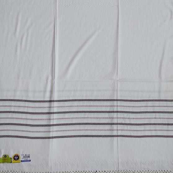 Sorban Kashri Putih Polos Bahan Wol Made In India Ukuran 200Cm100Cm