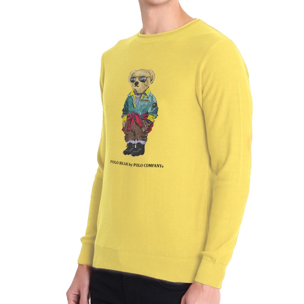 POLO - 7864.27 Sweater Mens - Yellow Bear
