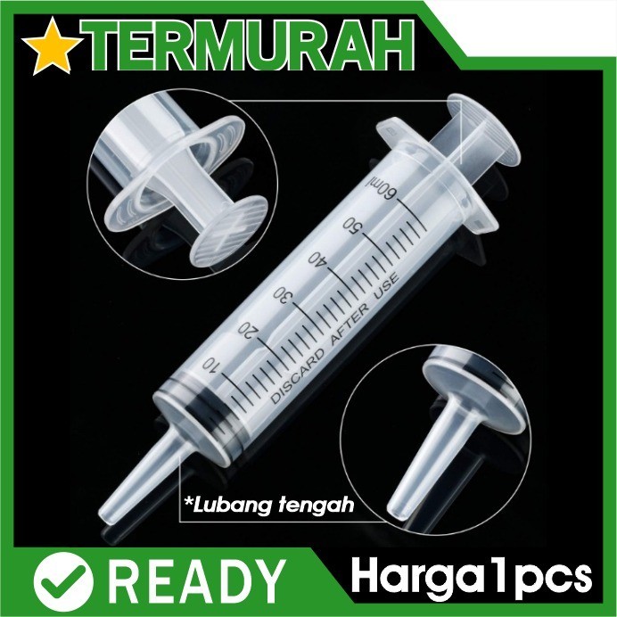 

paling diminati] Suntikan 50cc Syringe 50ml tinta parfum catheter tip spuit bkn terumo
