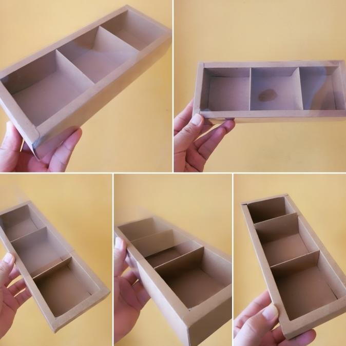 =====] Dus mika polos eggtart sekat 3 " Coklat "