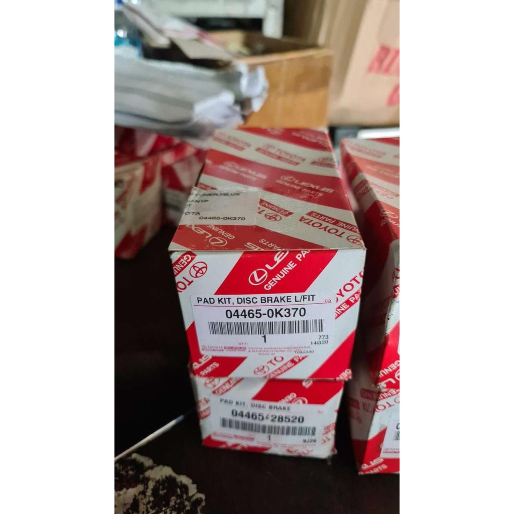 Kampas Rem Depan Fortuner VRZ SRZ 04465-0K370