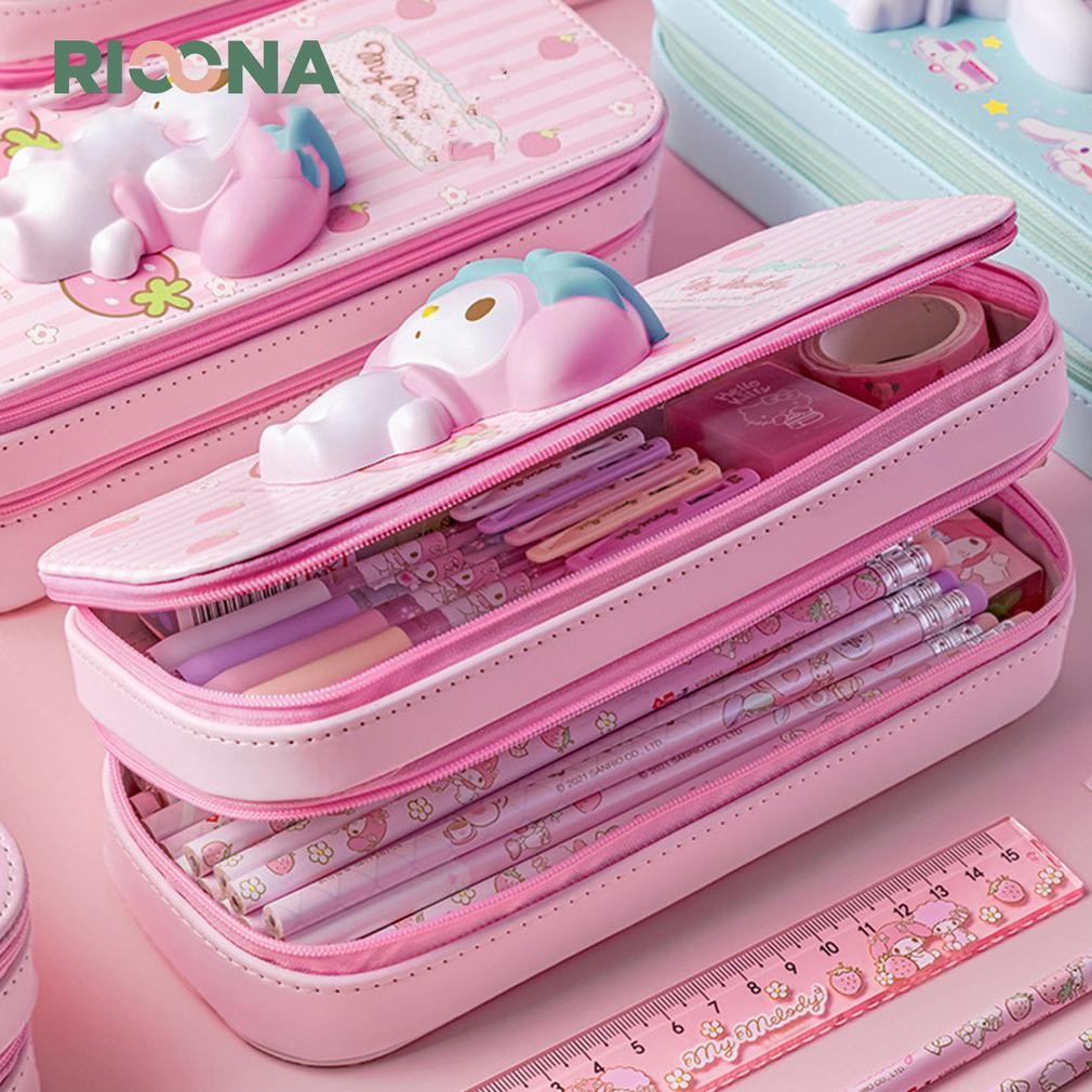 

gh-45 Tempat Pensil Squishy Sanrio Dua Susun Pen Holder Squishy Double Decker Hemat
