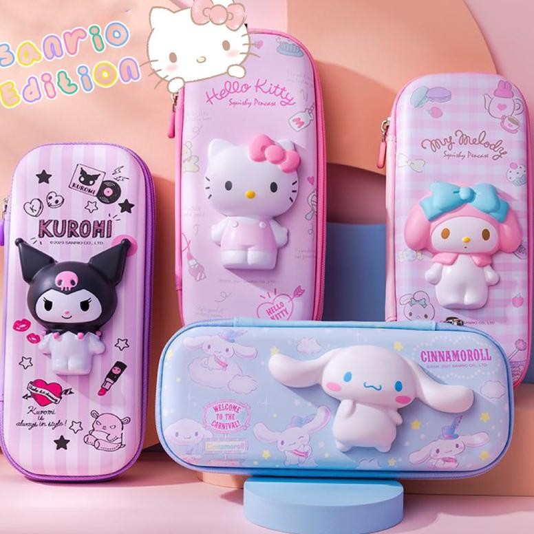 

hj-45 Tempat Pensil 3D Sanrio Squishy Cute Waterproof | Kotak Pensil Animal Squishy Murah