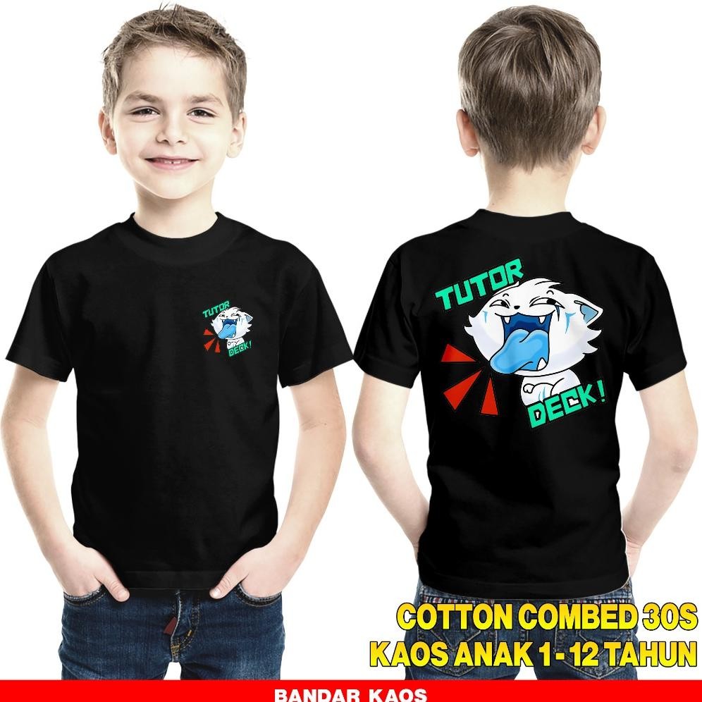 Limited Bandar Kaos Emote Mobile Legend Tutor Deck - Kaos Anak Usia 1 Sampai 12 Tahun - Kaos Ml - Ba