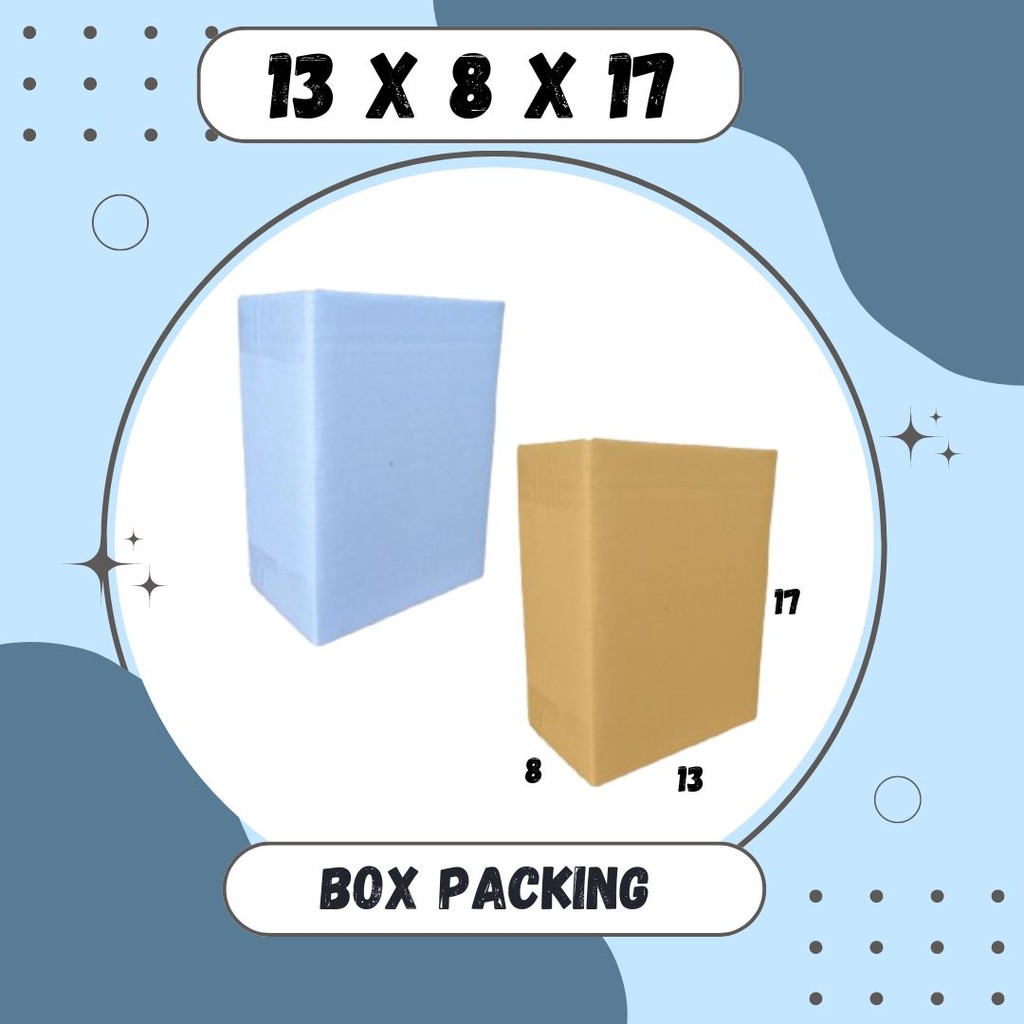 

Box 13x8x17 Kardus A1 Packing Karton Dus Kotak Kemasan Obat Mainan Olshop Souvenir Jamu Sparepart