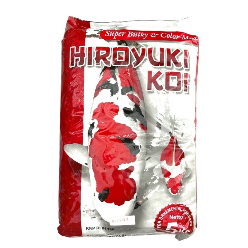 Pakan Ikan Koi Hiroyuki Koi Super Bulky & Color Max 5Kg