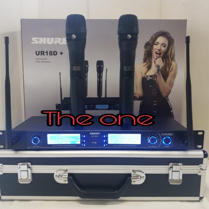 Ready MIC WIRELESS SHURE UR18D+ UR18D PLUS UR18D FREE KOPER