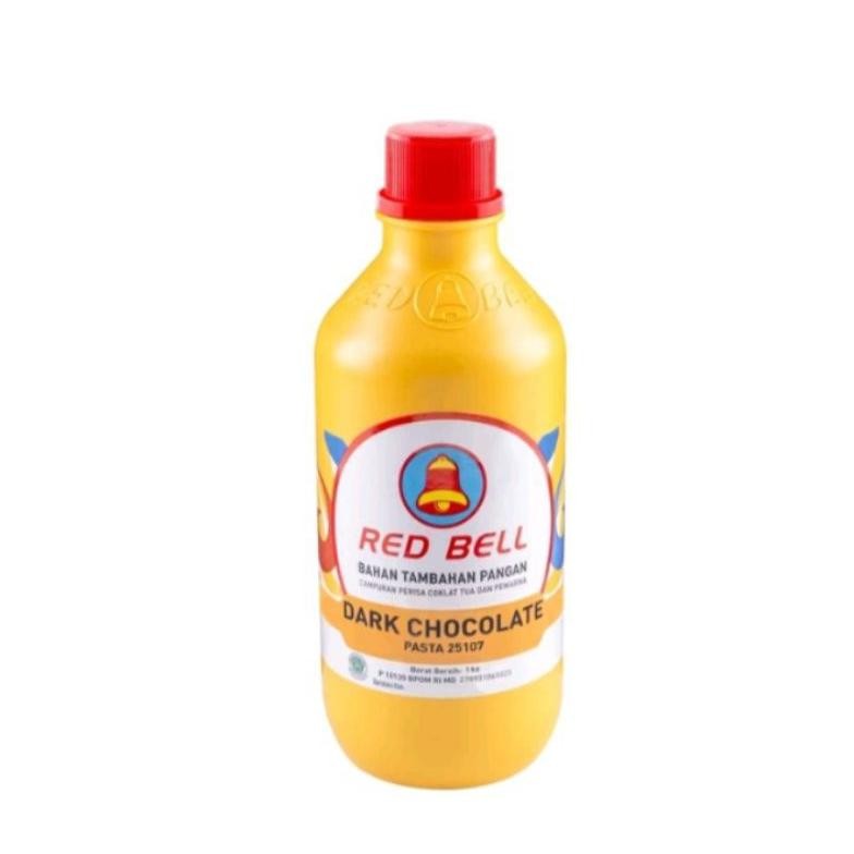 

Pasta Perisa Dark Chocolate REDBELL 1KG Kemasan Botol