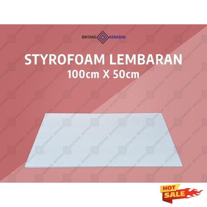 

Extra Styrofoam Lembaran 100 X 50 X 2Cm Lembaran Packing Lembaran Dekorasi Papan Styrofoam / Ekspedisi Bahan Bermutu